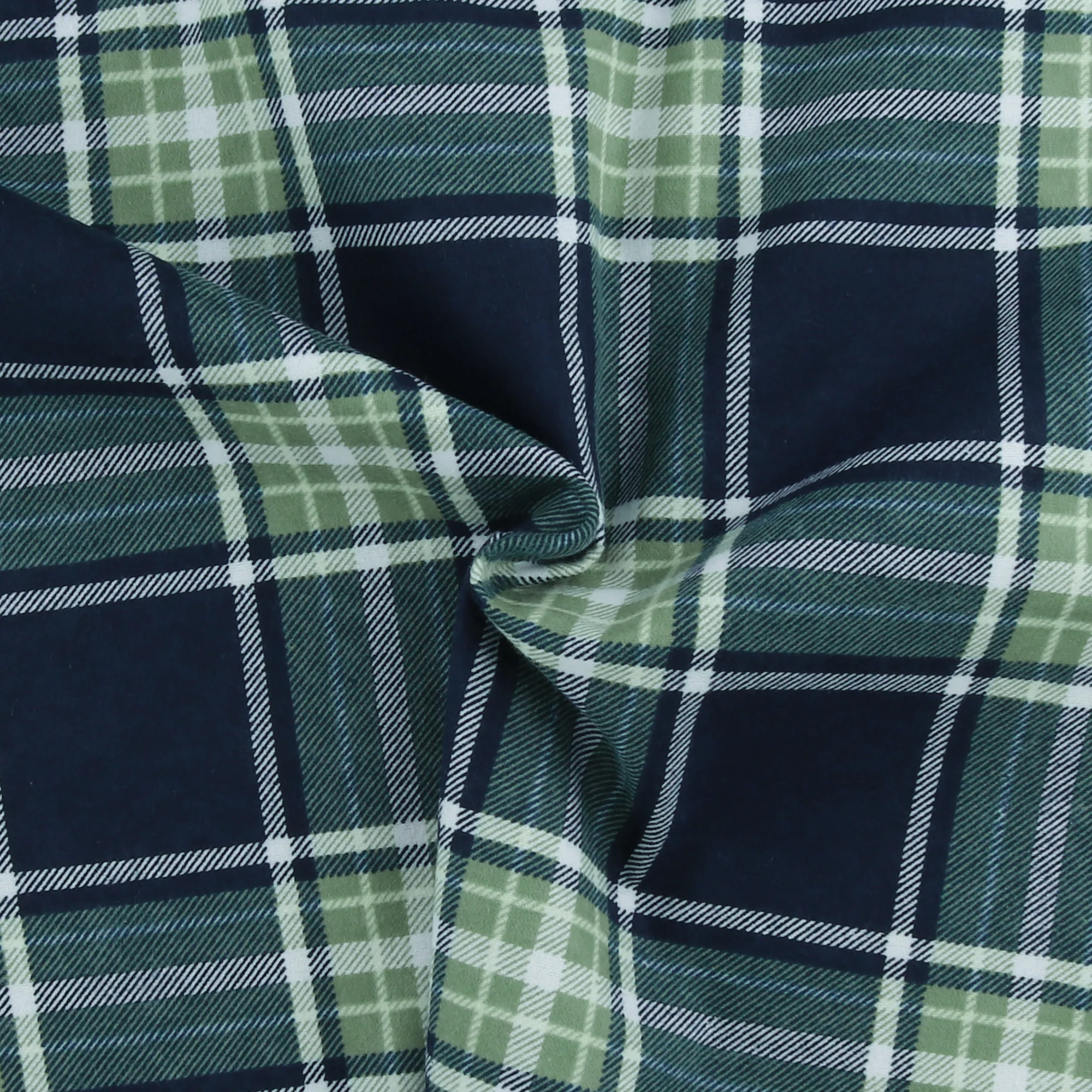 Printed Flannelette CHELSEA - 1508 - Navy - Image 2