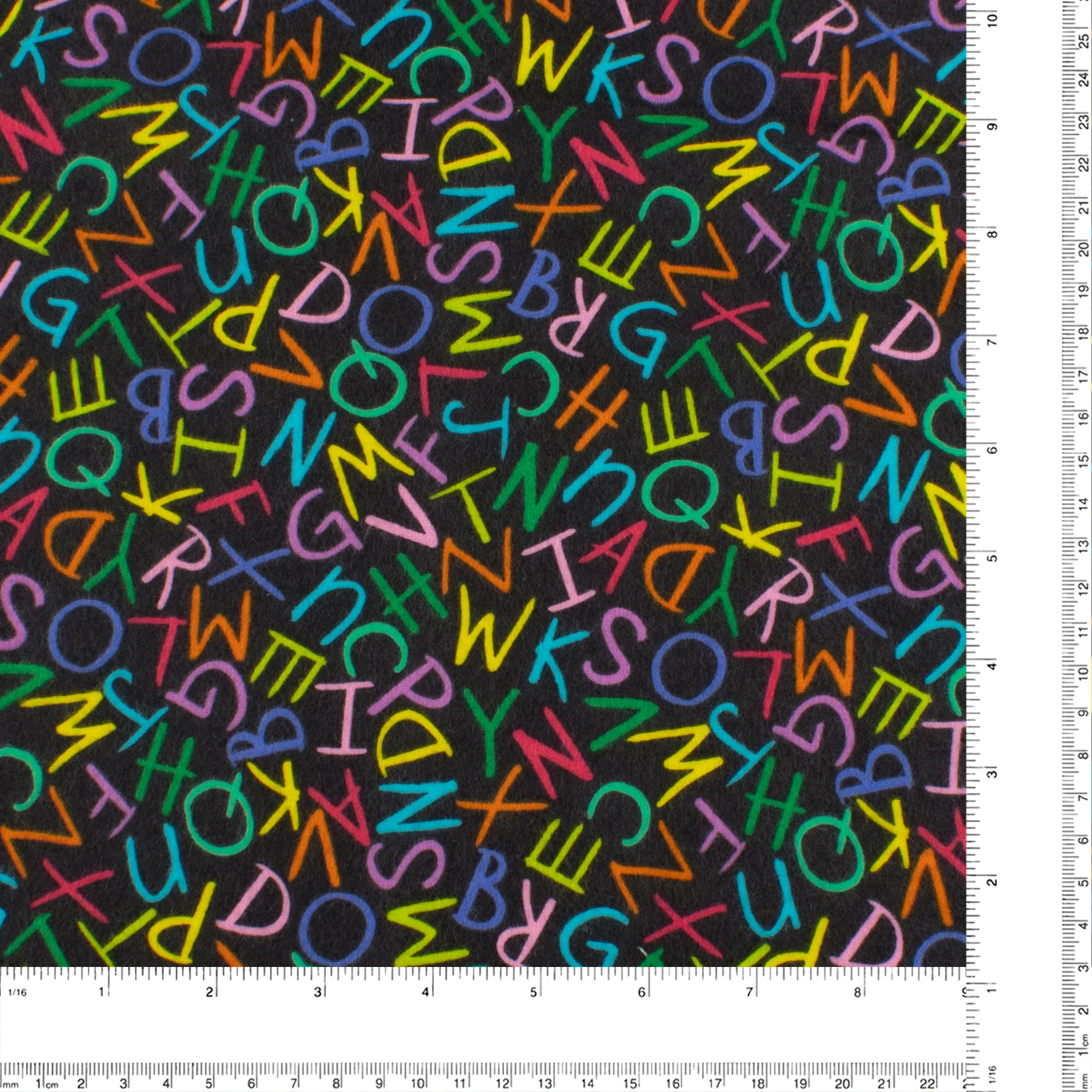 Printed Flannelette - WINDHAM - 1023 - Black - Image 3
