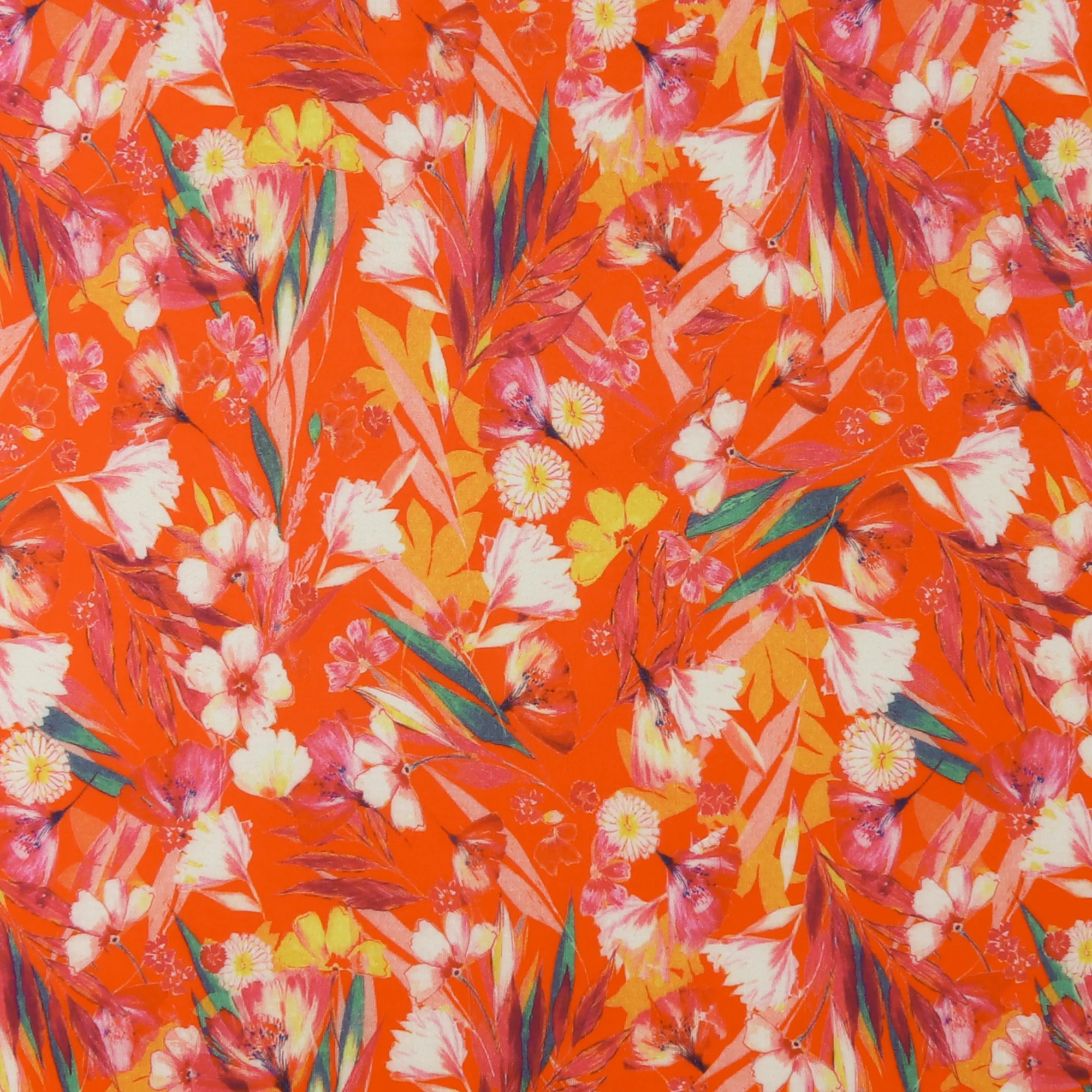 Printed Knit - IBIZA - 004 - Tangerine