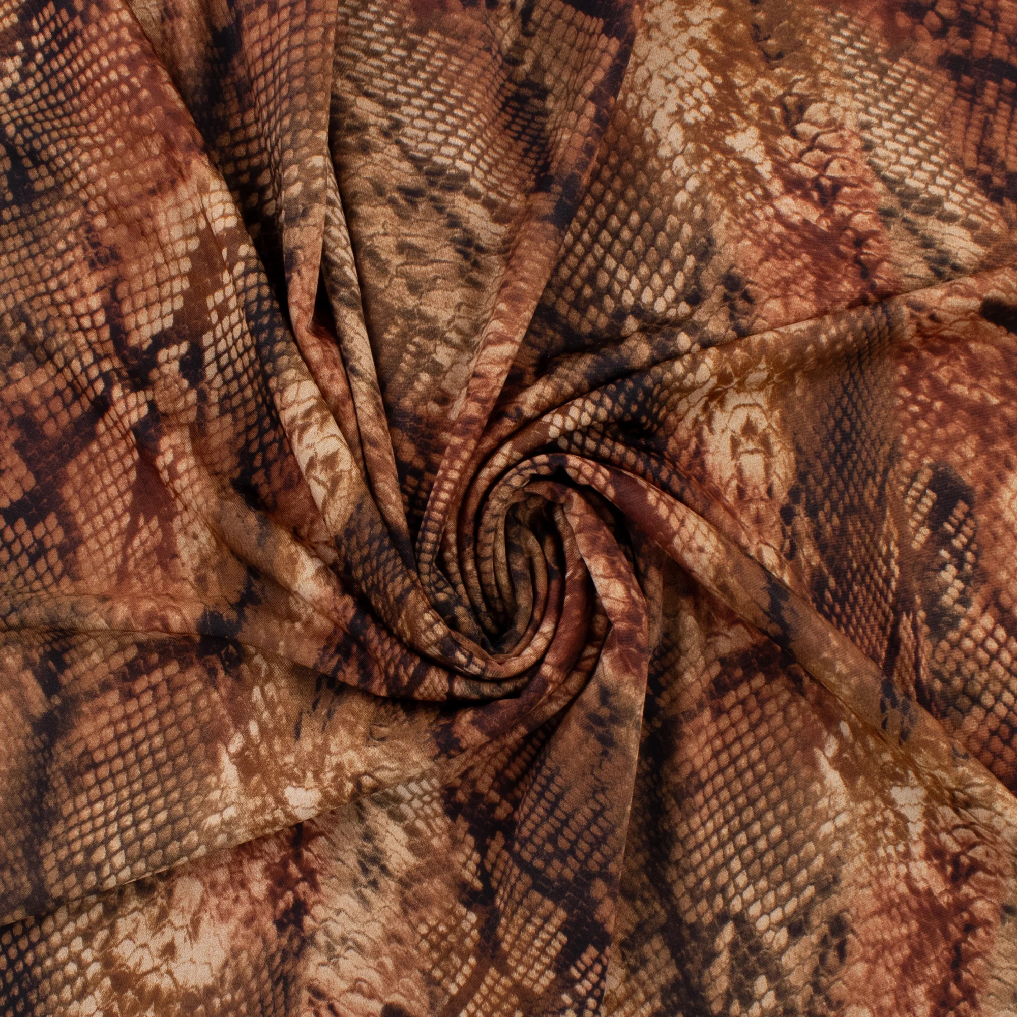Printed knit - ROTTERDAM - 001 - Rust - Image 2