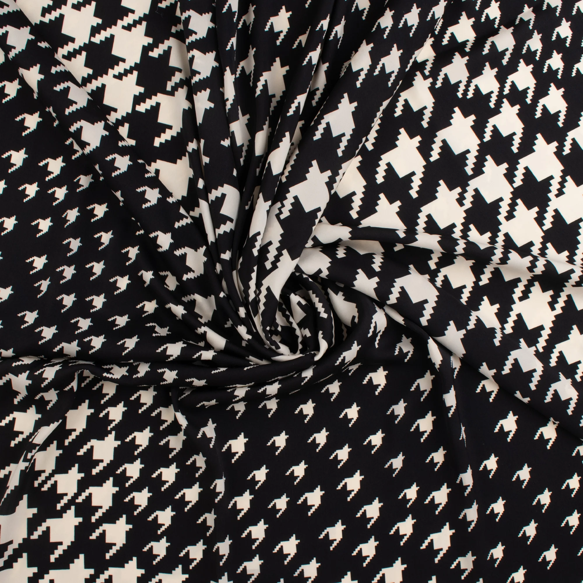 Printed Polyester - SABRINA - 001 - Black - Image 2