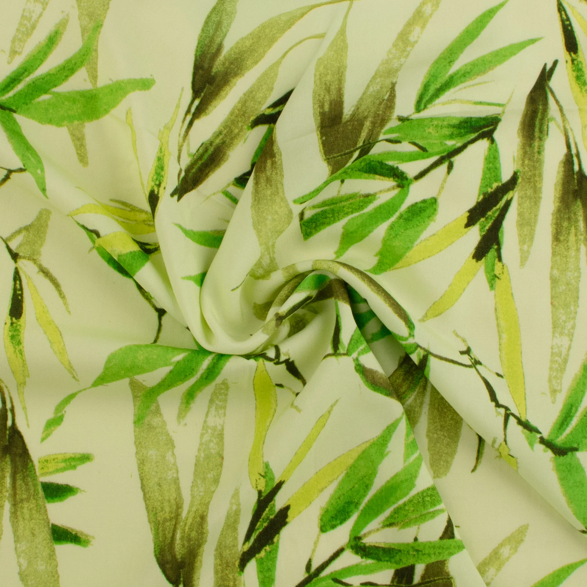 Printed Rayon Poplin - DEIRDRE - 001 - Lime - Image 2