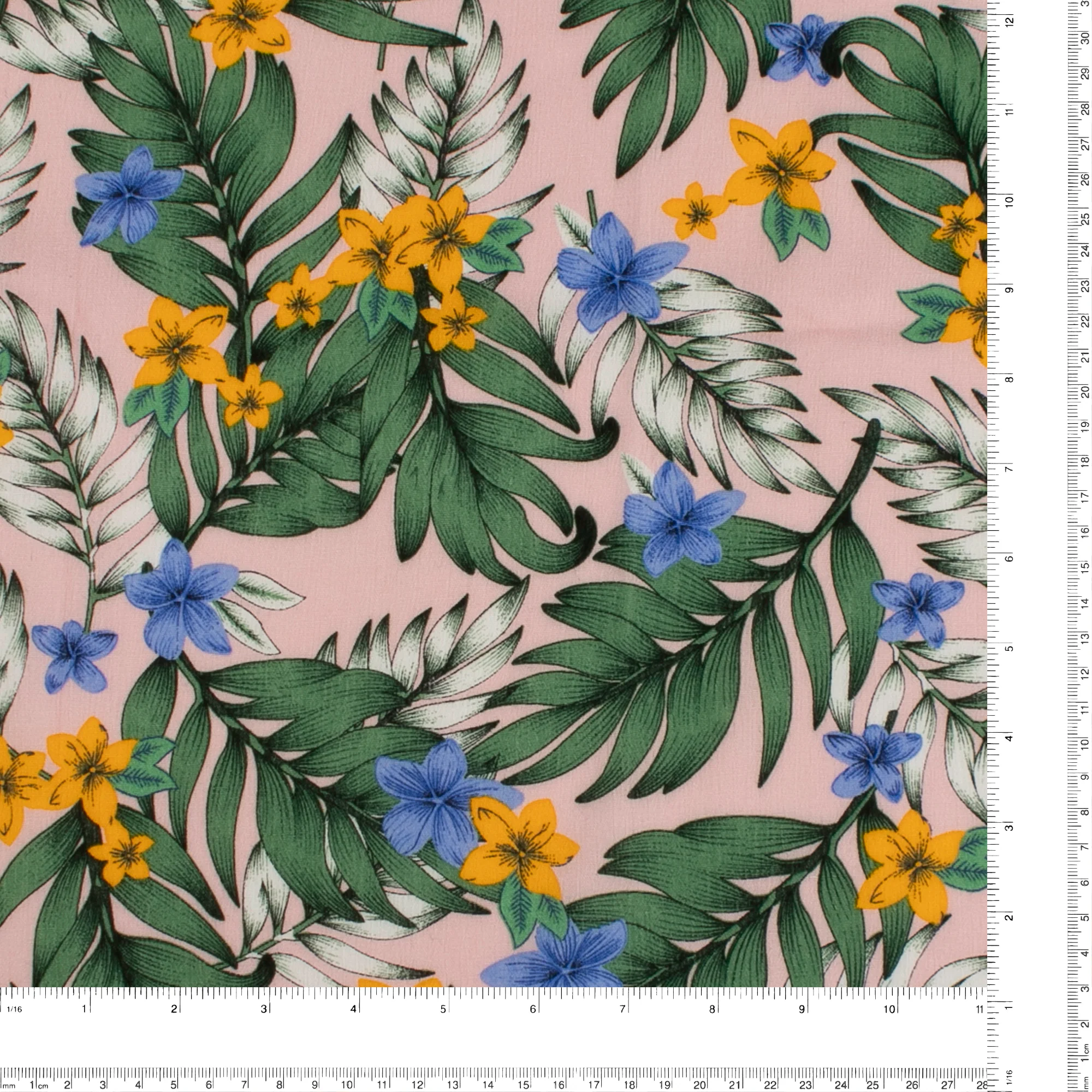 Printed Rayon Yoryu - TALIA  017 - Light Pink - Image 3