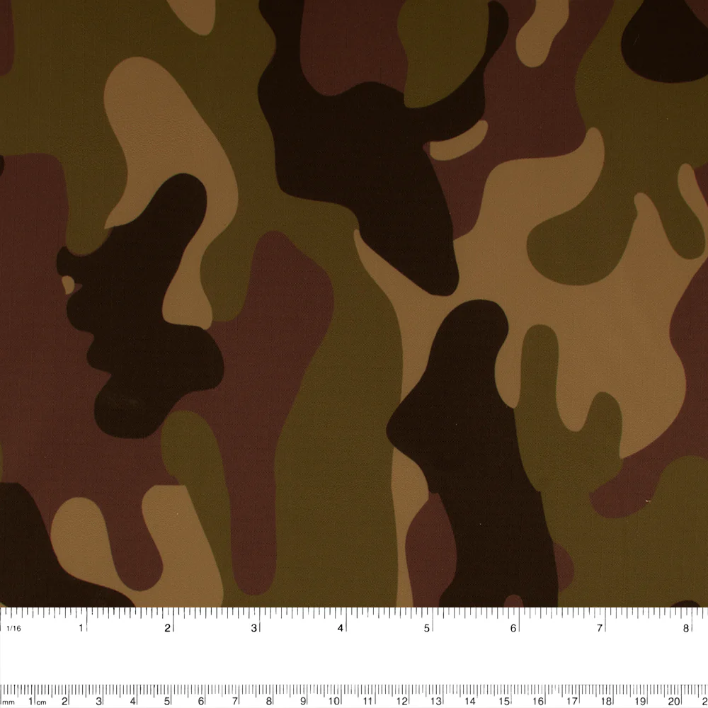 Printed Ripstop Taffeta - Green - Image 2