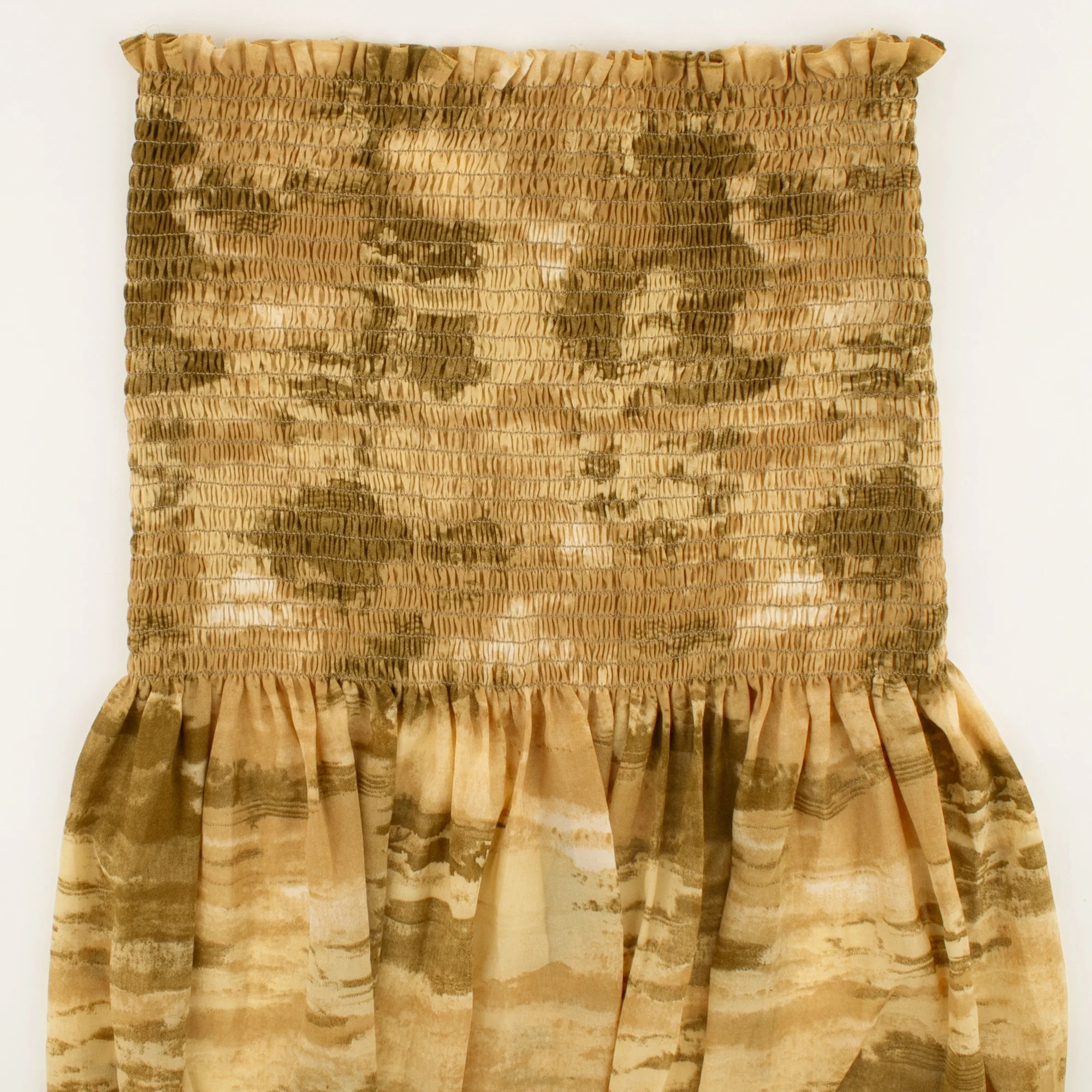 Printed Smocking Polyester - VIOLA - 008 - Sand