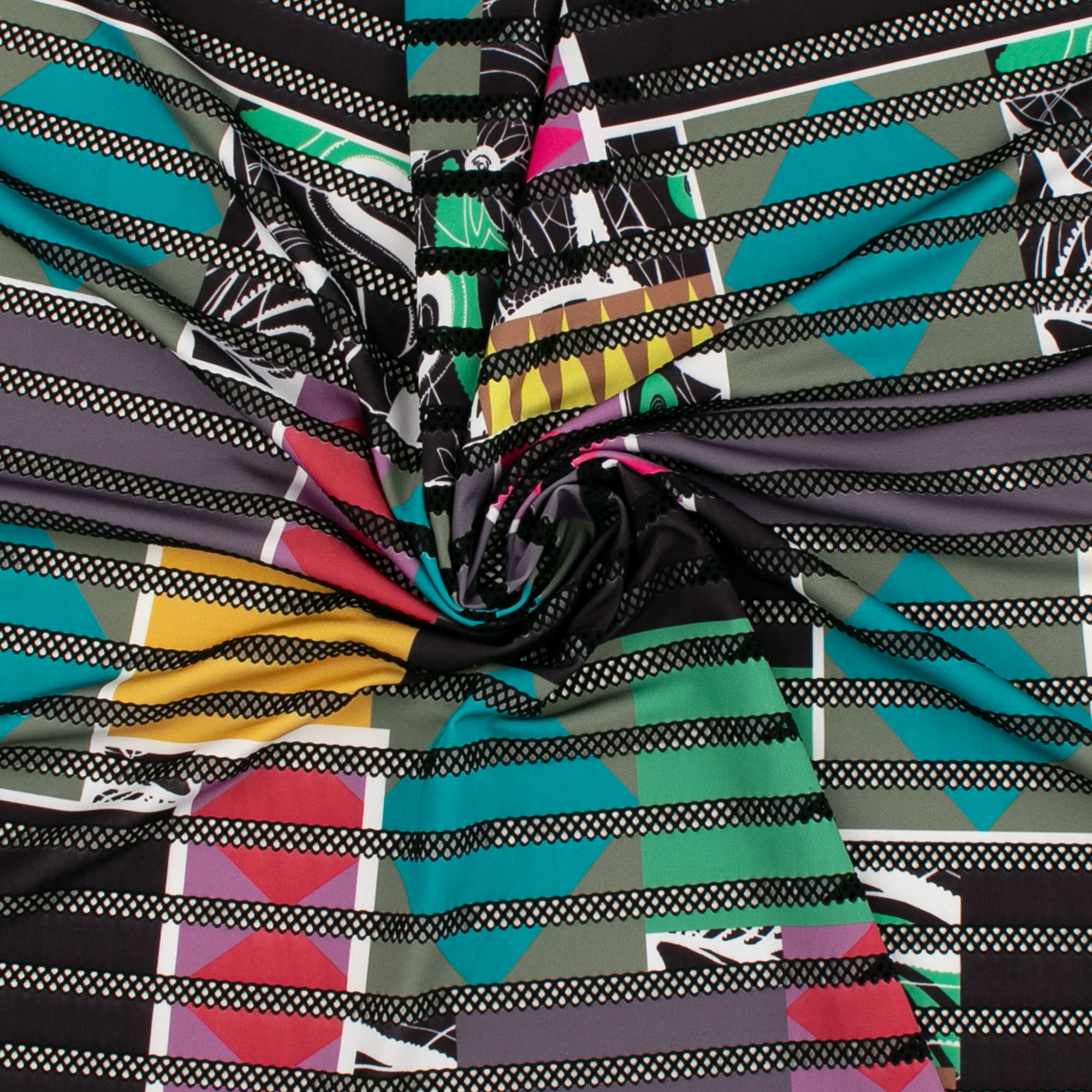 Printed Stretch Soft Knit - BETSY - 019 - Multi - Image 2