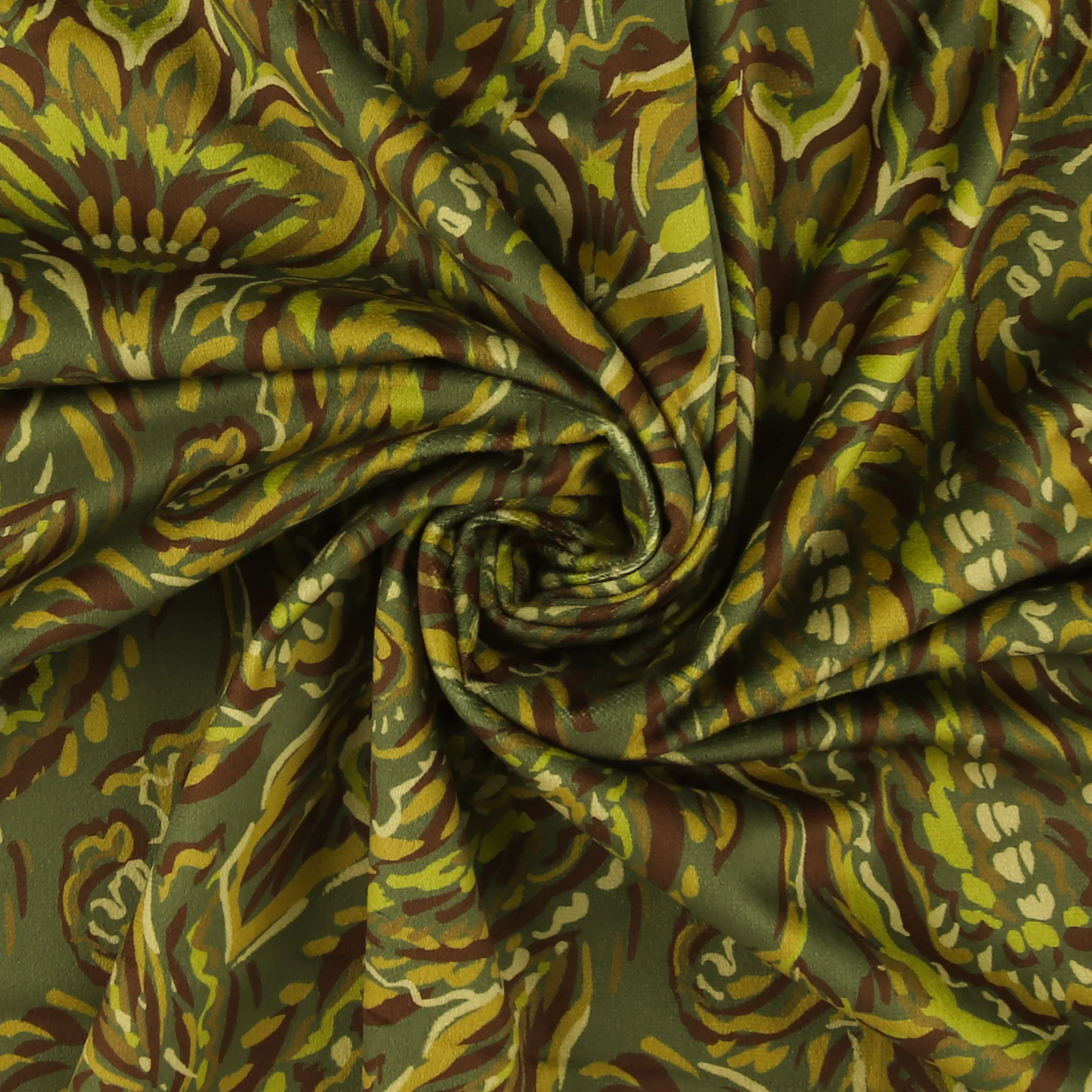 Printed Velvet - LOUELLA - 020 - Green - Image 2