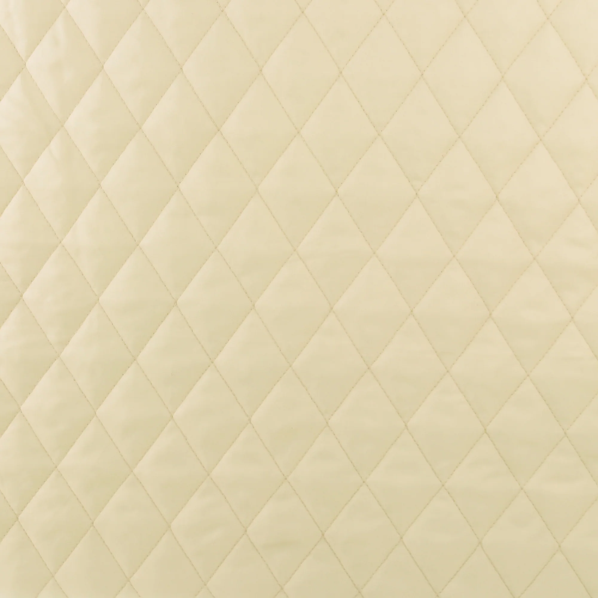 Quilted Polyester Lining - Diamond - Oyster