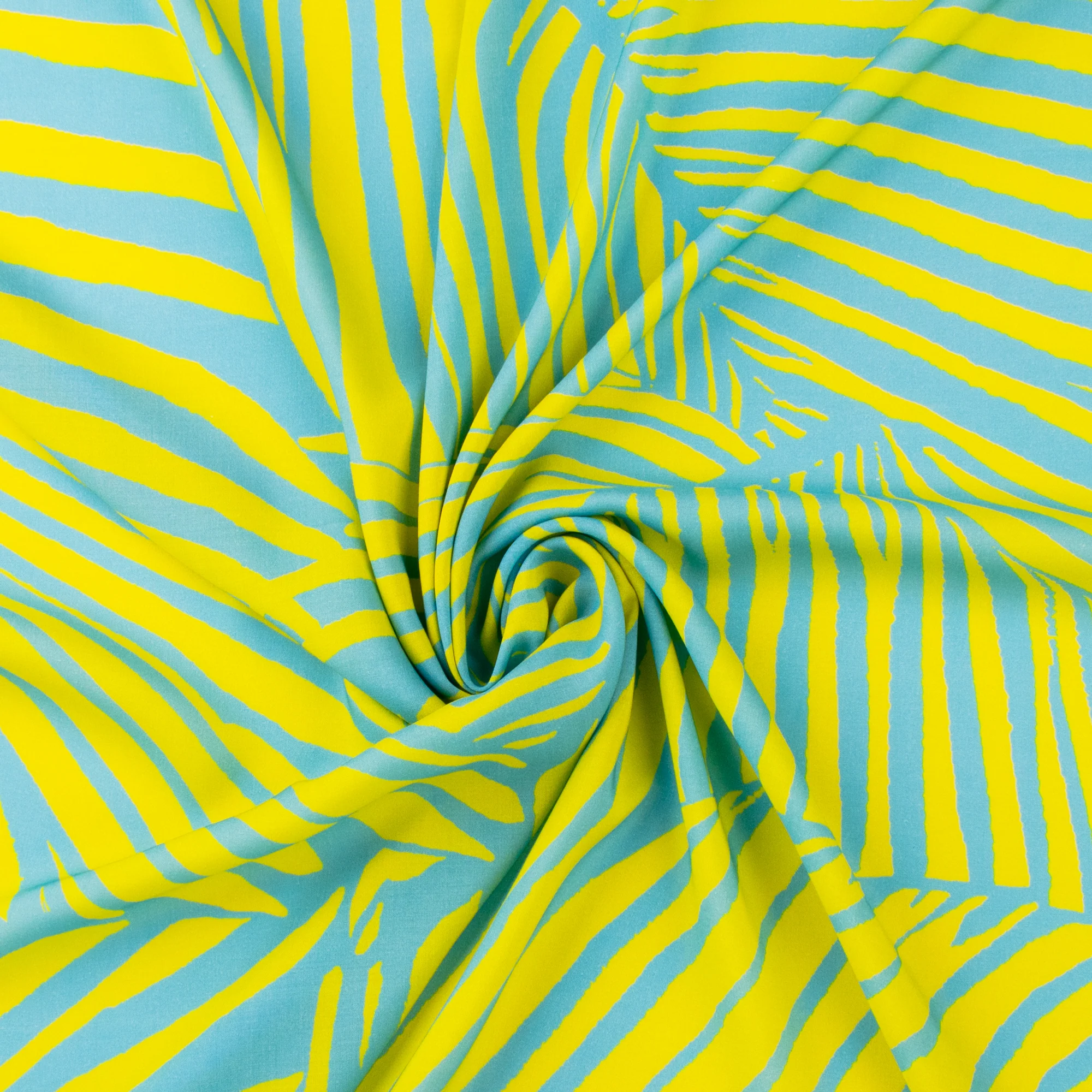 Rayon Voile Print - MARLOWE - 010 - Light Blue - Image 2