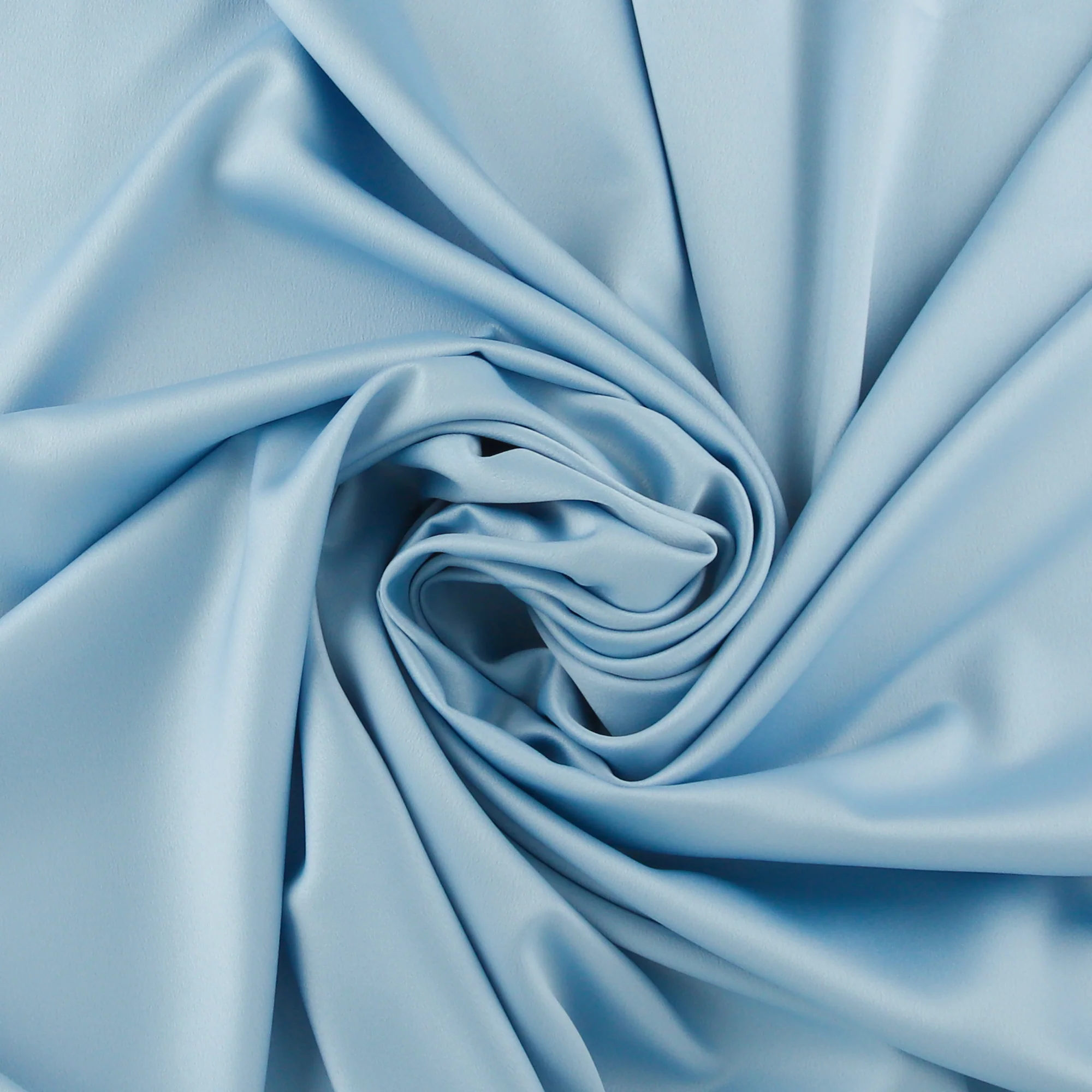 Satin crepe - CHANTILLY - Chashmere Blue - Image 2