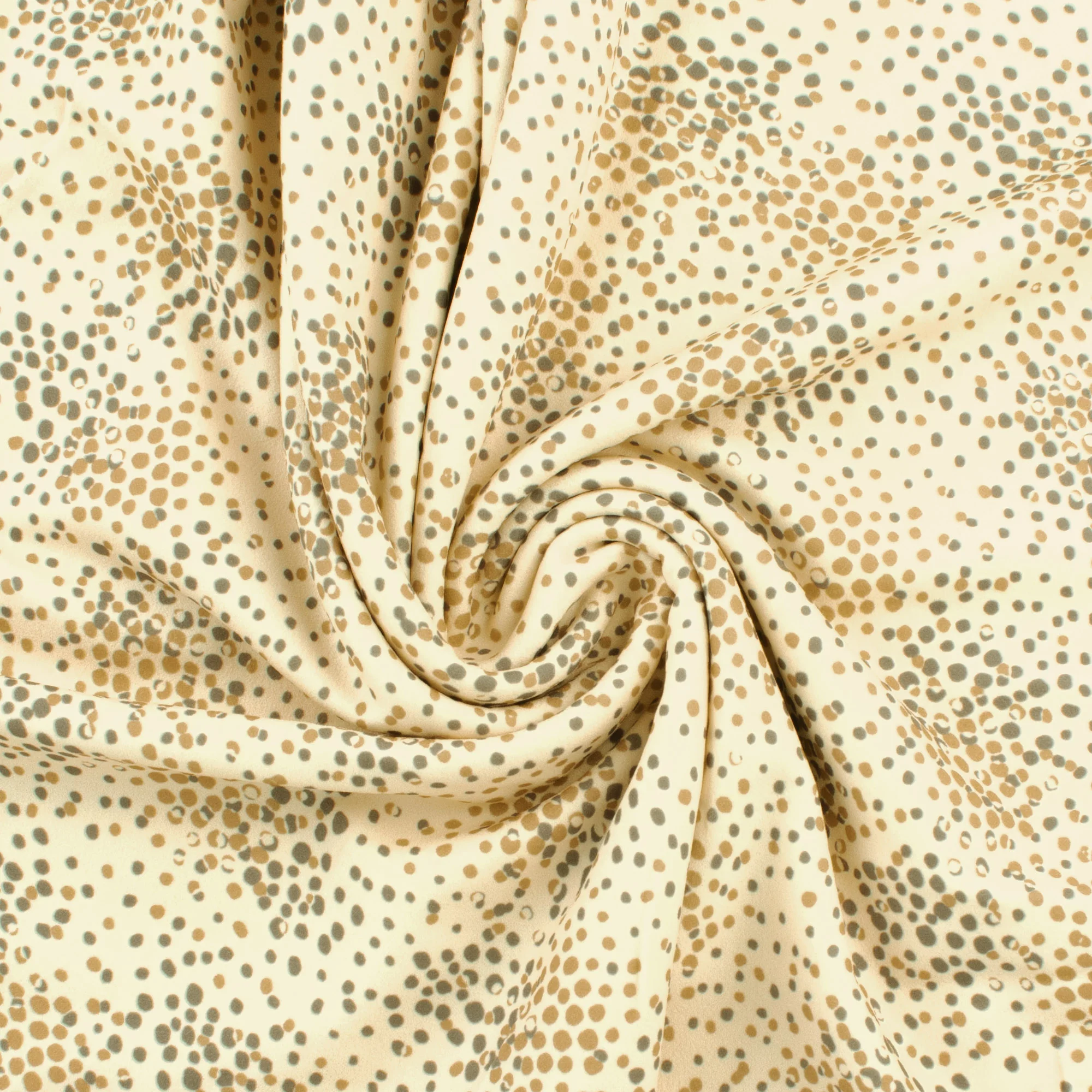 Scuba Crepe Print - NORA - 004 - Ivory - Image 2
