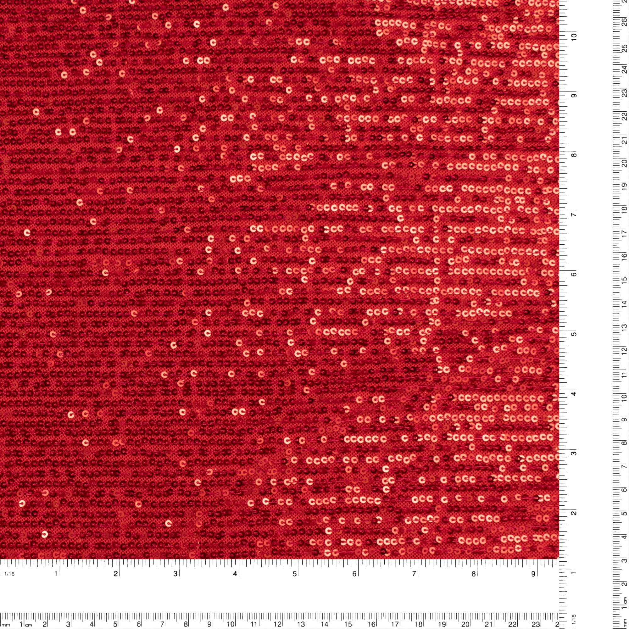 Sequin Mesh - SOIREE - 006 - Red - Image 3