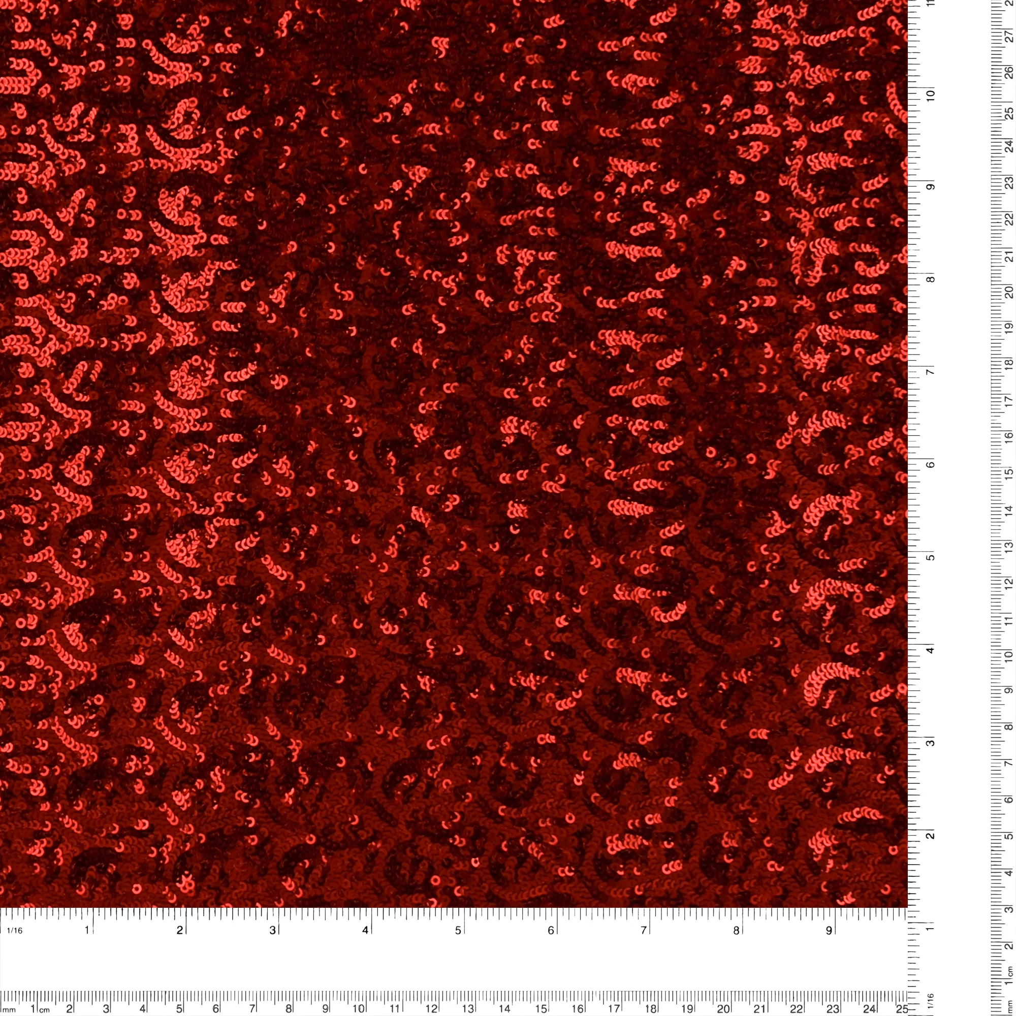 Sequins - CELESTE - 016 - Red - Image 3