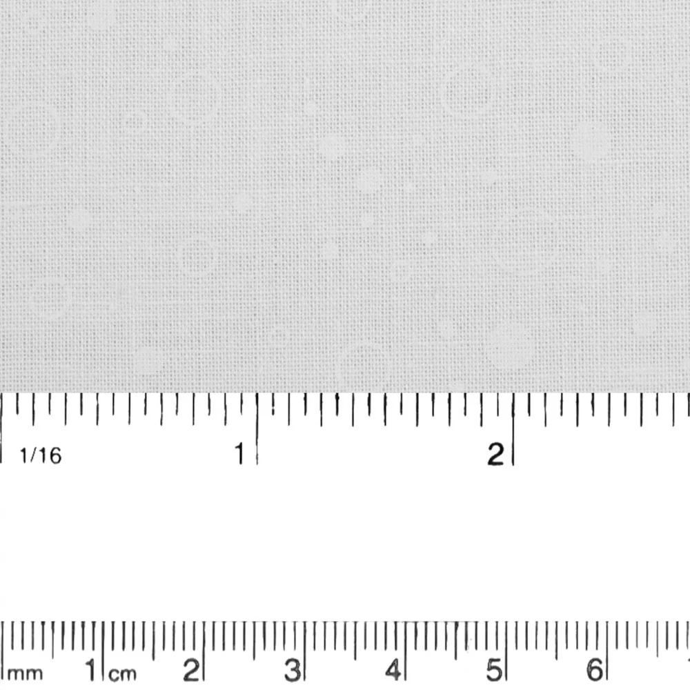 Stacey Lacquer Cotton print - Circles - White - Image 2