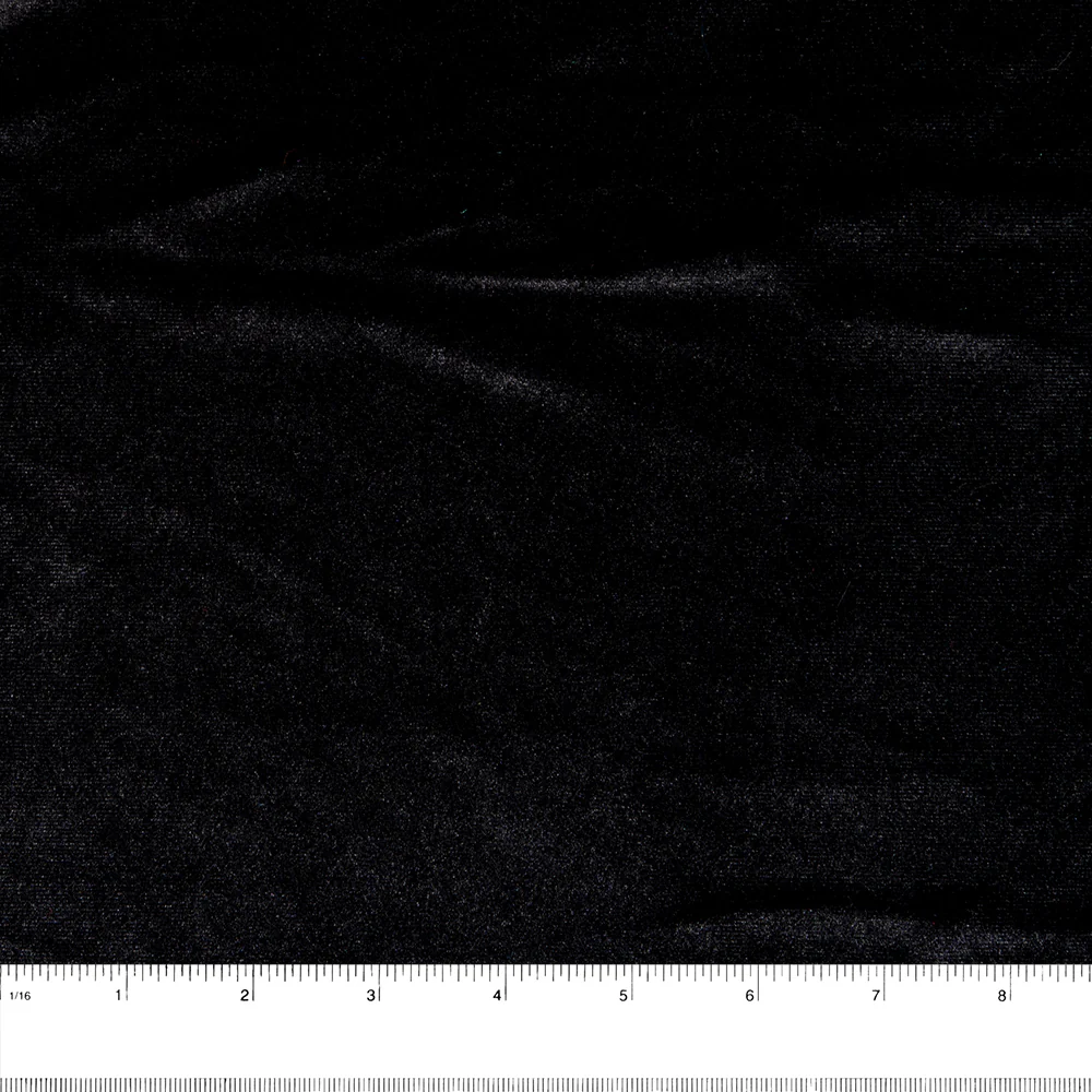Stretch Velvet - Black - Image 3
