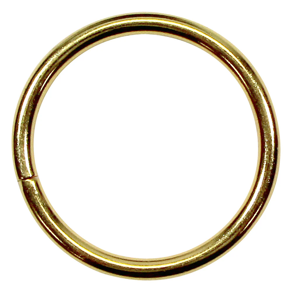 UNIQUE SEWING Round Rings - 38mm (1½") - Gold - 4 pcs. - Image 2