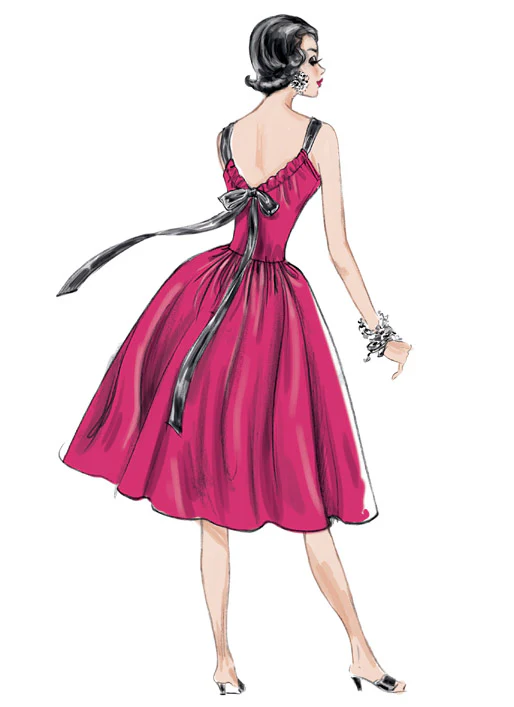 V1696 Misses' Dress (size: 16-18-20-22-24) - Image 4