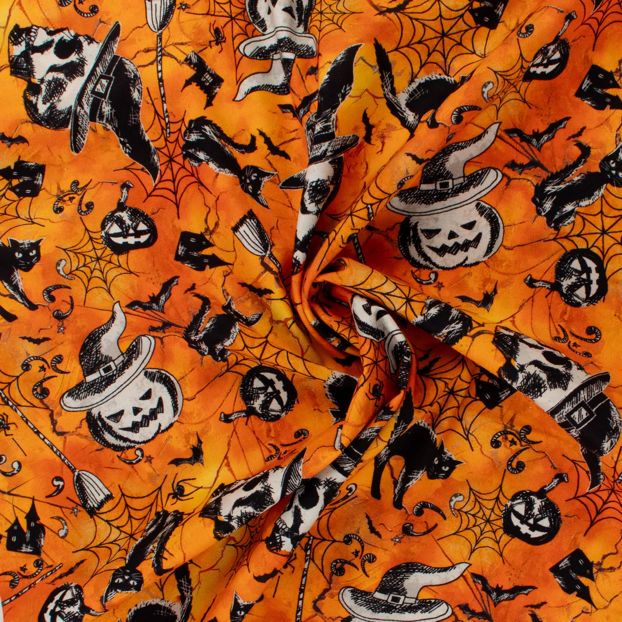 Windham Fabrics - Printed Cotton - HALLOW'S EVE - 001 - Orange - Image 2